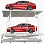 Hydraulic underground scissor car parking lift