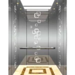 Transparent Mirror Paneled Passenger Elevator