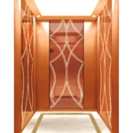 Modern Rose Golden Passenger Elevator