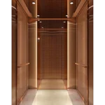 Hairline Stainless Steel Plated Passenger Elevator